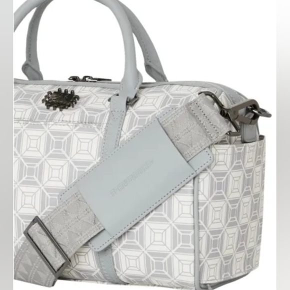 Sprayground Handbags - 🖤SPRAYGROUND🤍 AI8 Intelligence Booked & Busy Mini Duffle (DED X Sandflower)